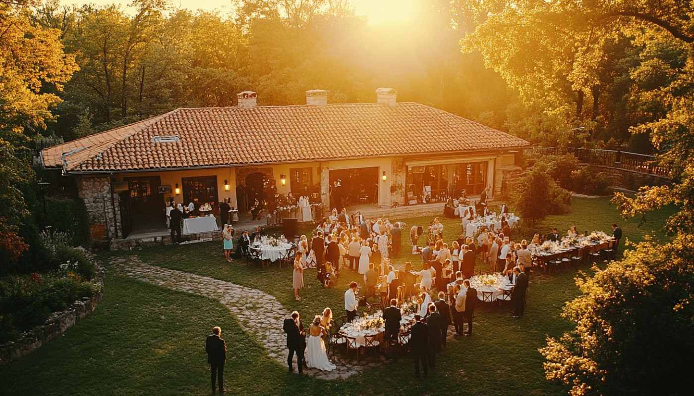 Comment la vidéographie de drone peut transformer votre réception de mariage